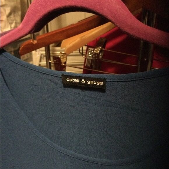 Cable and Gauge Lace Embellished blouse - Picture 5 of 5